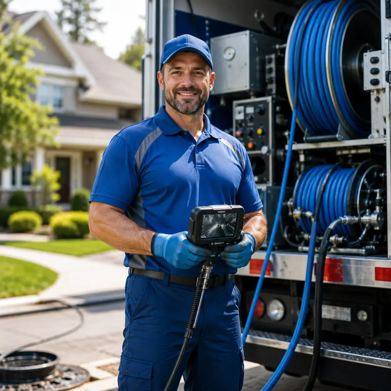 Local outdoor drain cleaning specialists in Hamburg, MI